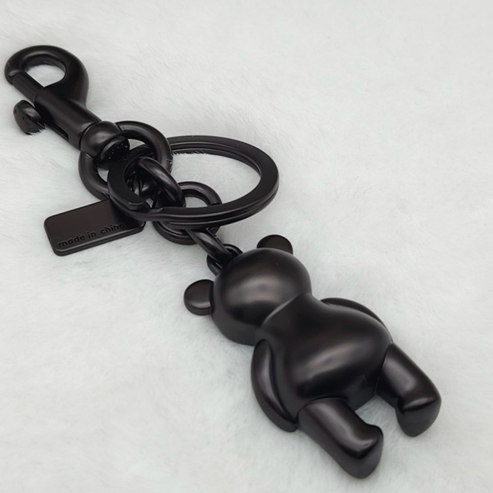 COACH Limited Edition FIRM 3D Skeleton
Bear Bag/Key Gun Metal Charm With Glitter - Picture 4 of 6